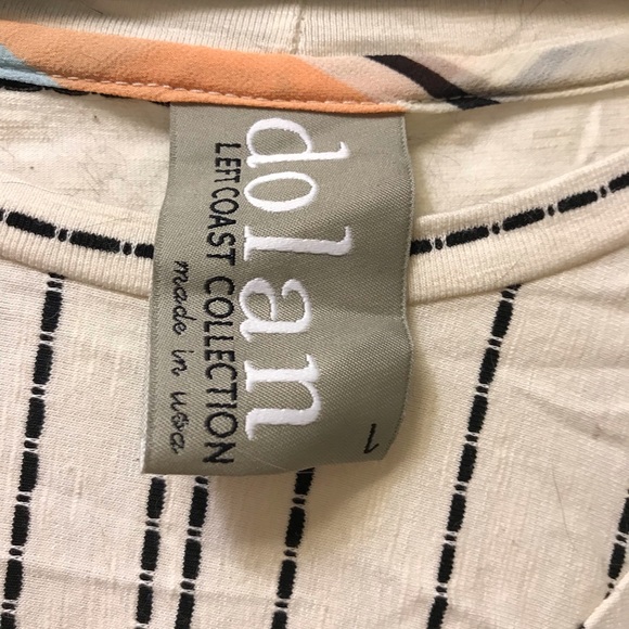 Dolan Anthropologie striped T shirt size large - Picture 3 of 5